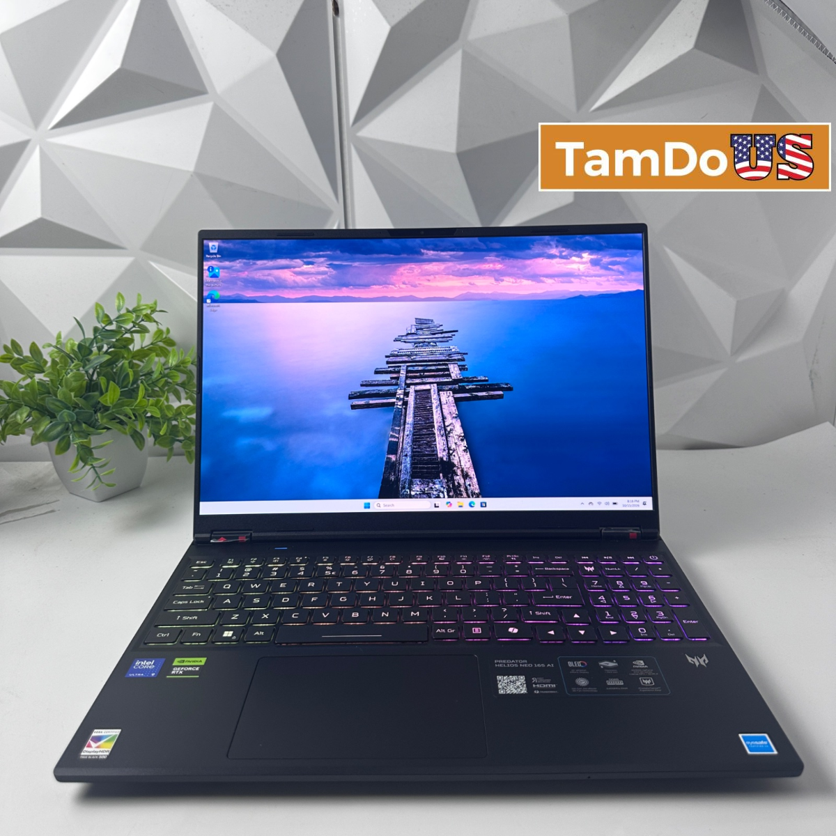 Acer Predator Helios Neo 16S AI 16" 240Hz, Ultra 9 275HX, 32GB, 1TB, RTX 5070 Ti - Photo 1 - Real photo at TamDo.us