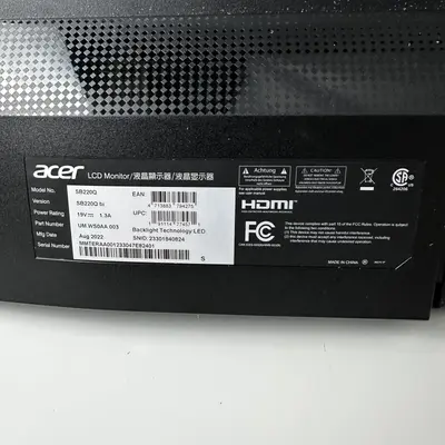 Acer SB220Q bi 21.5" Full HD LED Monitor 1920x1080 HDMI VGA Slim Bezel - Thumbnail 8