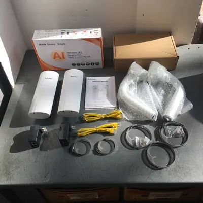 Adalov Wireless Bridge CPE365/CPE366 Outdoor PtP PoE Network Kit - Thumbnail 2