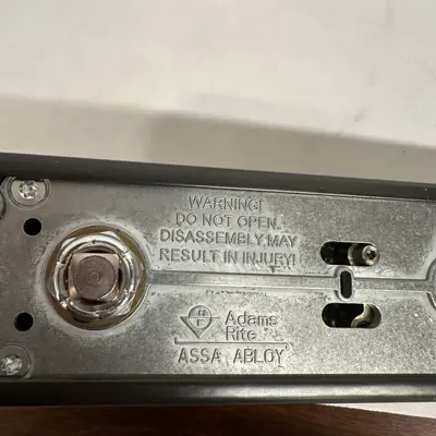 Adams Rite 3080-MI-0-96-00-10B Entry Trim, MI Lever, 10B, Fail-Secure - Thumbnail 3