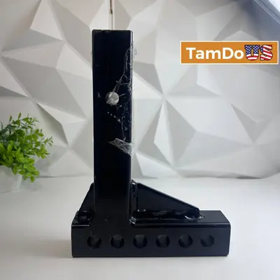 Adjustable Weight Distribution Hitch Shank 12" Height x 8-1/2" Width 6-Hole - Thumbnail 1