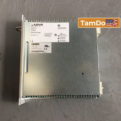Adva 1040700005-01 PSU/7HU-DC-800 Power Supply Module, 48V DC Input - Thumbnail 1