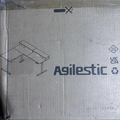 Agilestic L Shaped Electric Standing Desk with 2 Drawers - Thumbnail 6