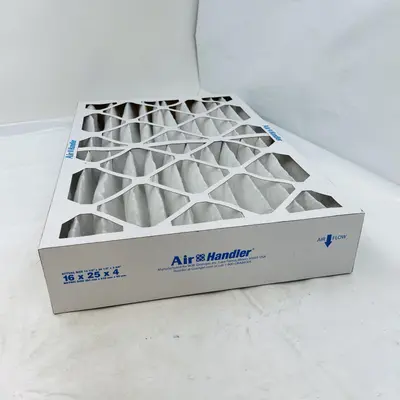 Air Handler 5W517 16x25x4 SC MERV 7 Pleated Air Filter Unit (6 Pack) - Thumbnail 3