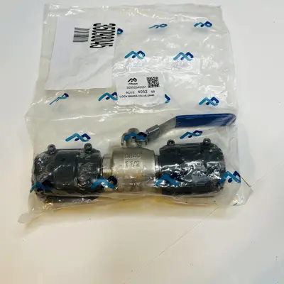 Airpipe 30352040001 Lock Brass Valve DN40 1 1/2" Compressed Air Fitting - Thumbnail 2