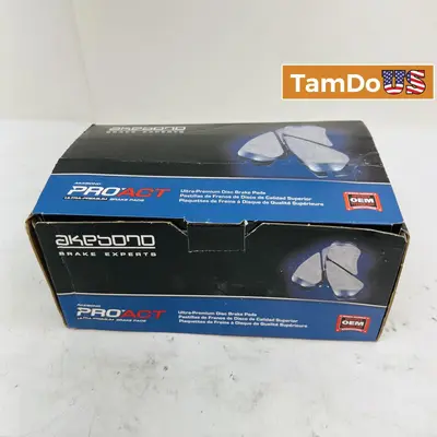 Akebono ACT1012A ProACT Ceramic Brake Pads Front OEM for Honda CR-V Acura RDX - Thumbnail 1