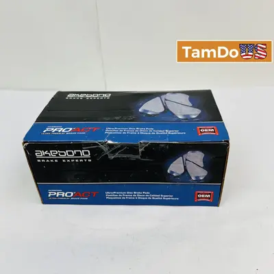 Akebono ACT1044 Ceramic Brake Pads Front ProACT OEM for Toyota Lexus Scion - Thumbnail 1