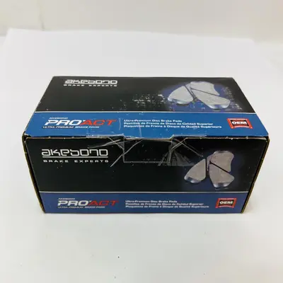 Akebono ACT1124 Ceramic Brake Pads Front ProACT OEM Compatible with Honda Acura - Thumbnail 2