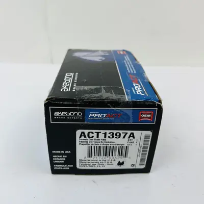 Akebono ACT1397A Ceramic Brake Pads Front ProACT OEM for Toyota Lexus - Thumbnail 3