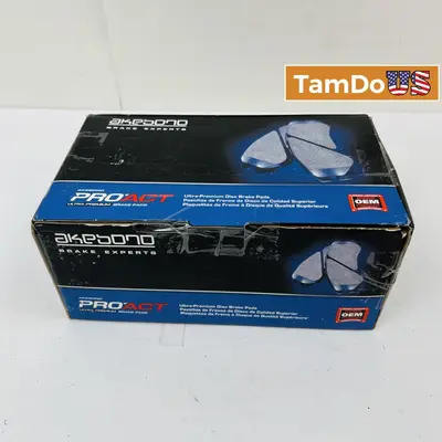 Akebono ACT642 Ceramic Brake Pads Front ProACT OEM for Honda Civic CRX Del Sol - Thumbnail 1