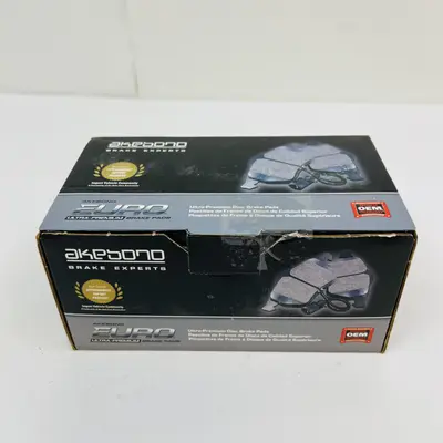 Akebono EUR603 Euro Ceramic Brake Pads Front OEM for BMW 3-Series 5-Series X3 - Thumbnail 2