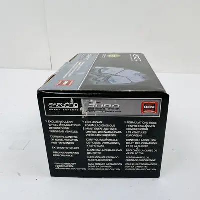 Akebono EUR603 Euro Ceramic Brake Pads Front OEM for BMW 3-Series 5-Series X3 - Thumbnail 4