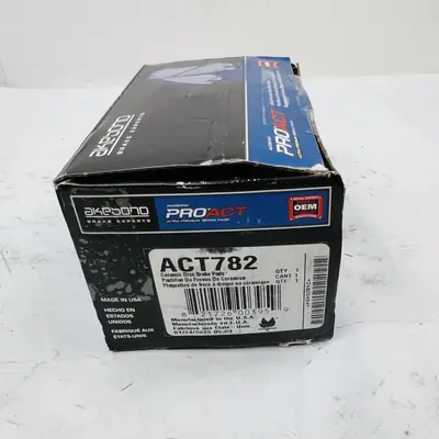 Akebono ProACT ACT782 Ceramic Disc Brake Pads, Ultra-Premium OEM - Thumbnail 3
