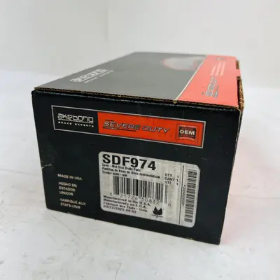 Akebono SDF974 Severe Duty Semi-Metallic Disc Brake Pads - Thumbnail 3