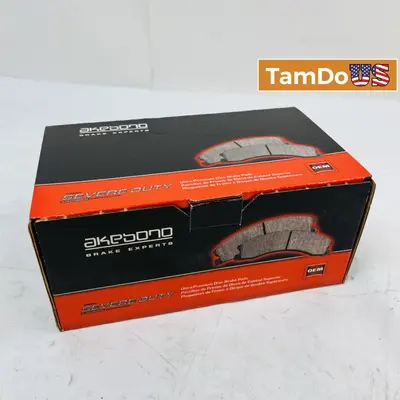 Akebono SDF974 Severe Duty Semi-Metallic Disc Brake Pads - New - Real photo at TamDo.us