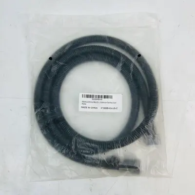 Aleasha 63" Black Stainless Steel Shower Hose Extension - Thumbnail 2