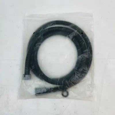 Aleasha 63" Black Stainless Steel Shower Hose Extension - Thumbnail 3