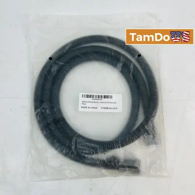 Aleasha 63" Black Stainless Steel Shower Hose Extension - New - Real photo at TamDo.us