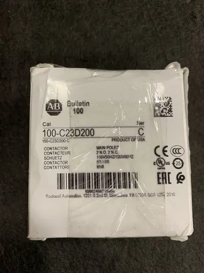 Allen-Bradley 100-C23D200 Contactor 2NO 2NC 120V 60Hz - Thumbnail 10