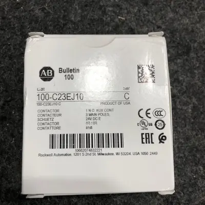 Allen-Bradley 100-C23EJ10 Contactor 3-Pole 24V DC Coil Bulletin 100 Series - Thumbnail 2