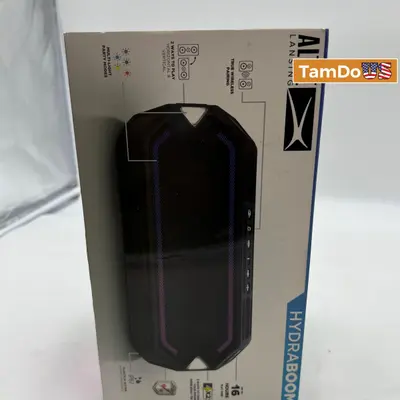 Altec Lansing HydraBoom Bluetooth Rechargeable Waterproof Portable Speaker - Thumbnail 1