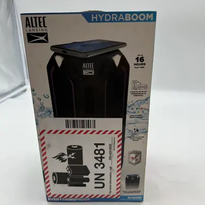 Altec Lansing HydraBoom Bluetooth Rechargeable Waterproof Portable Speaker - Thumbnail 5