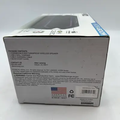 Altec Lansing HydraBoom Bluetooth Rechargeable Waterproof Portable Speaker - Thumbnail 9