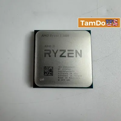 AMD Ryzen 5 3600 3.6GHz 6-Core 12-Thread AM4 Processor CPU 100-000000031 - Thumbnail 1