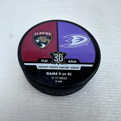 Anaheim Ducks 30th Anniversary Warm Up Puck - Thumbnail 4