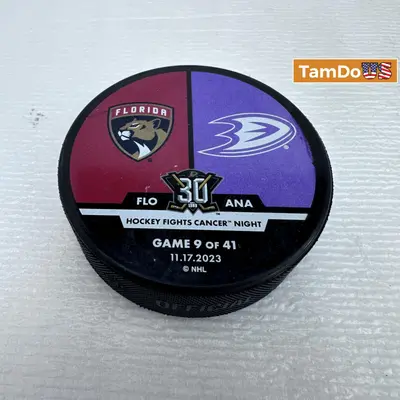 Anaheim Ducks 30th Anniversary Warm Up Puck - Thumbnail 5