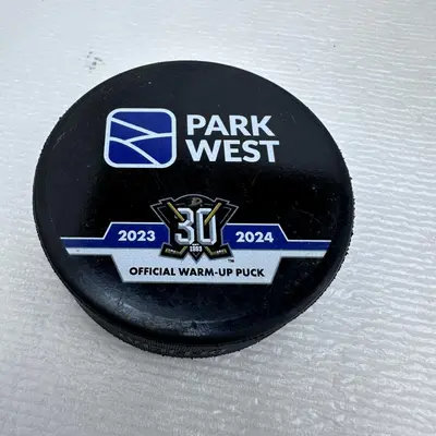 Anaheim Ducks 30th Anniversary Warm Up Puck - Thumbnail 3