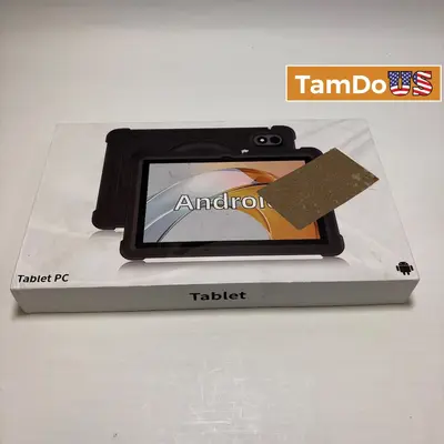 Andy 10 E10 Pad 10.1" Android 14 Tablet 128GB w/ Rugged Case - Excellent - Real photo at TamDo.us