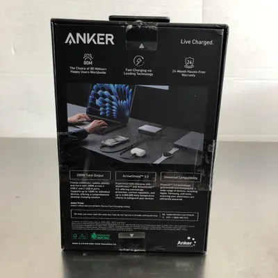 Anker Prime 200W 6-Port GaN Desktop Charger Station 4x USB-C 2x USB-A A2683 - Thumbnail 10
