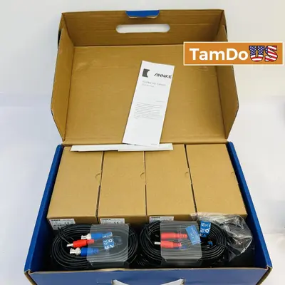 ANNKE 1080P HD TVI Outdoor Security Camera 4-Pk System 3.6mm Night Vision C51BH - Thumbnail 1