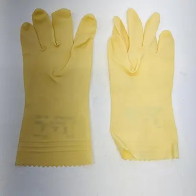 Ansell AlphaTec 88-392 Mediumweight Unlined Natural Rubber Gloves, Size 9 - Thumbnail 4