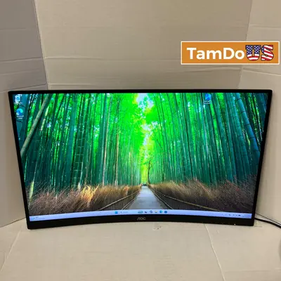 AOC C27G4HX 27" Curved Gaming Monitor FHD 1080p Fast VA HDMI DP (No STAND) - Thumbnail 1
