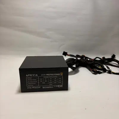Apevia ATX-PR600W 600W 80+ Gold ATX Power Supply Unit - Thumbnail 1