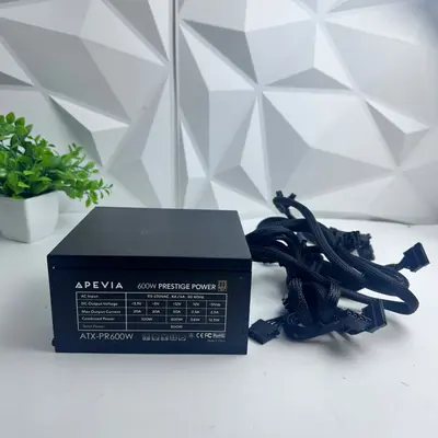 Apevia ATX-PR600W Prestige 600W 80 Plus Gold Certified Active PFC Power Supply - Thumbnail 6