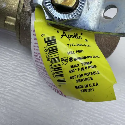 APOLLO # 77C-205-01A BRONZE FULL PORT VALVE 1" 600 PSI CWP - Thumbnail 4