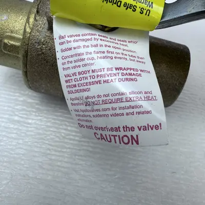 APOLLO # 77C-205-01A BRONZE FULL PORT VALVE 1" 600 PSI CWP - Thumbnail 2