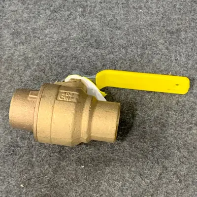 Apollo 77C-207-01A 1-1/2" Ball Valve – Full Port Brass - Thumbnail 3