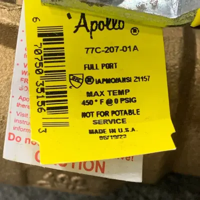 Apollo 77C-207-01A 1-1/2" Ball Valve – Full Port Brass - Thumbnail 4