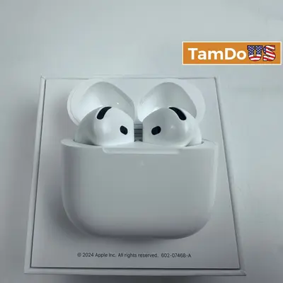 Apple AirPods 4 A3053 Wireless Earbuds with USB-C Charging Case - Good - Real photo at TamDo.us