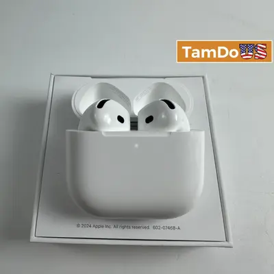 Apple AirPods 4 with Active Noise Cancellation White (MXP93LL/A) - Thumbnail 1