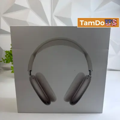 Apple AirPods Max 2 Wireless Over-Ear Headphones Starlight A3454 MHWL4AM/A - Excellent - Real photo at TamDo.us