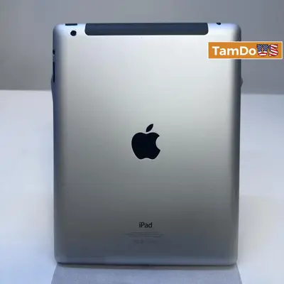 Apple iPad (4th Generation) Wi-Fi + Cellular, 16GB, Black - Good - Real photo at TamDo.us