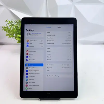 Apple iPad Air 2 (2nd Gen, Wi-Fi) 16GB, Silver - Thumbnail 4