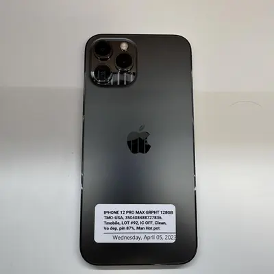 Apple iPhone 12 Pro Max, 128GB, T-Mobile Locked - Thumbnail 2