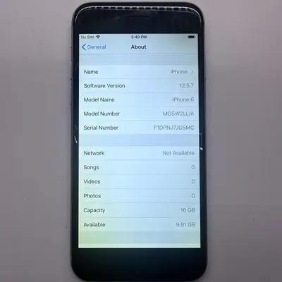 Apple iPhone 6, 16GB, Unlocked, Space Gray, Battery 100% - Thumbnail 7