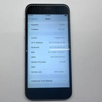 Apple iPhone 6S, 32GB, Space Gray, T-Mobile Locked - Thumbnail 6